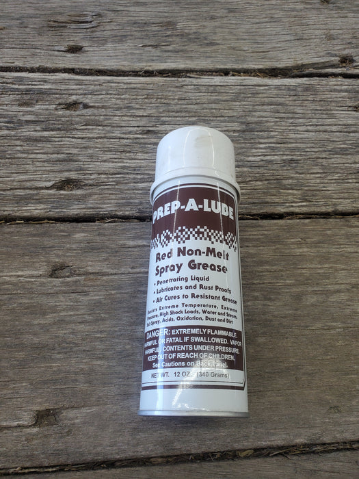 Prep-A-Lube - Red Non-Melt Spray Grease
