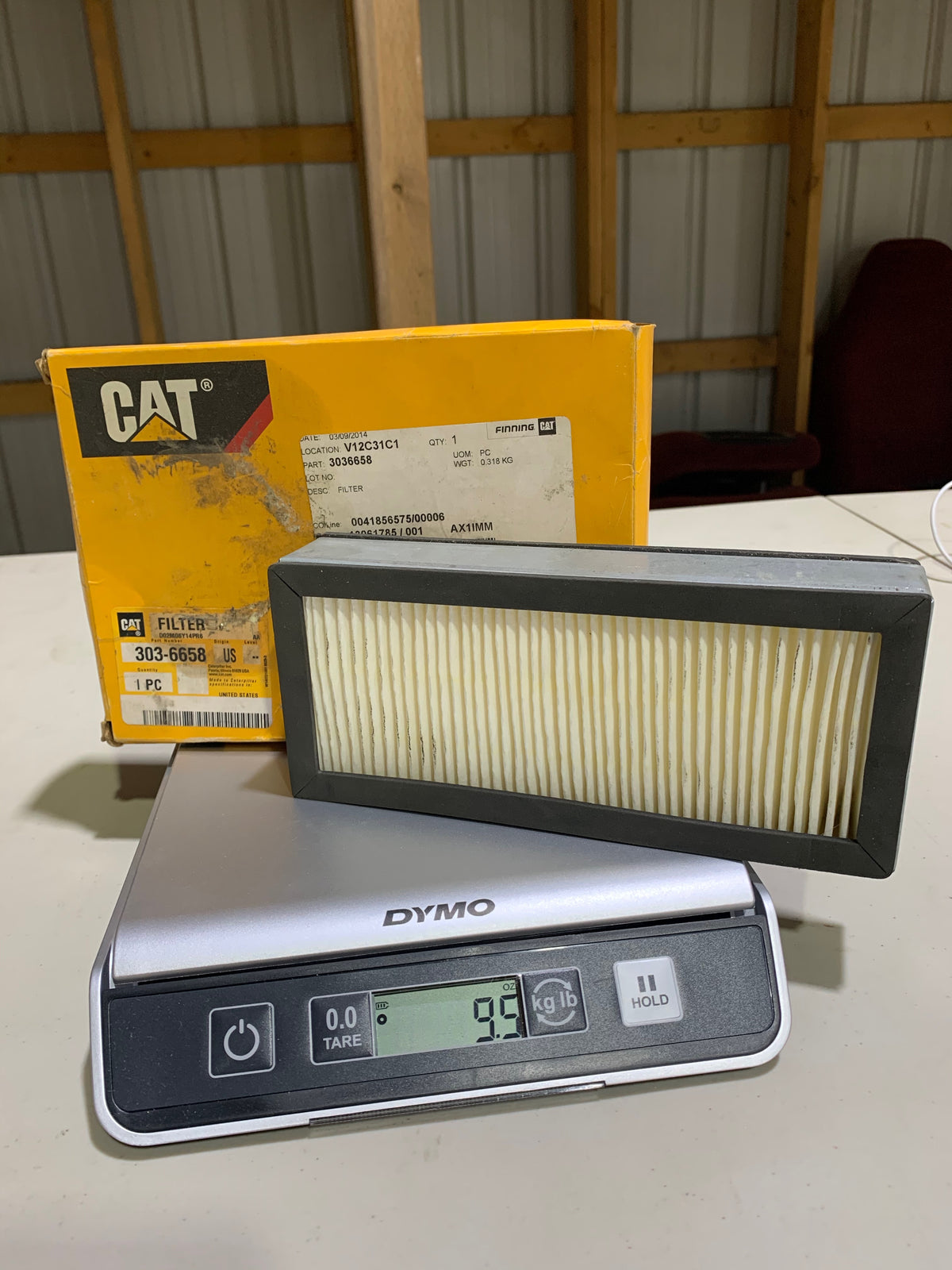 CAT CAB AIR FILTER 303-6658 — Border Heavy Duty Ltd